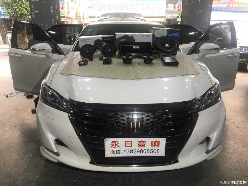 丰田皇冠音响升级劲浪165A-GL二分频—顺德永日