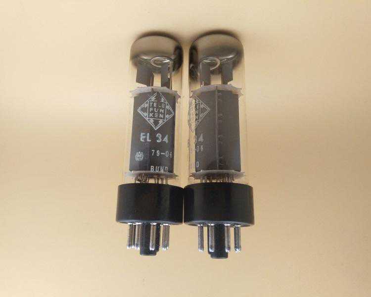 电子管EL34和EL34B外形，管脚，参数，放大电路详解