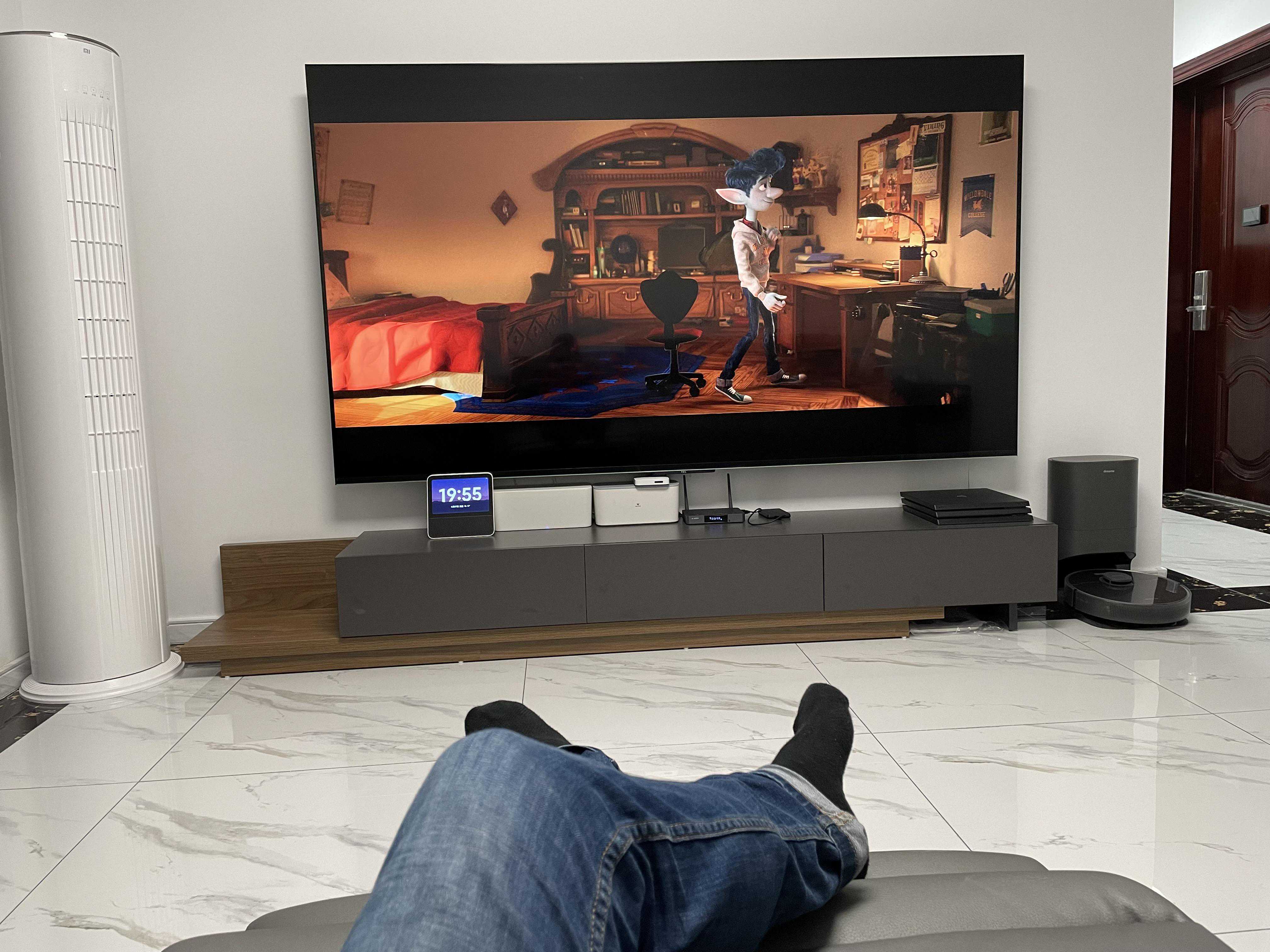 大屏狂魔搬新家，丹拿新意境和98寸电视再次搭建一套家庭影院