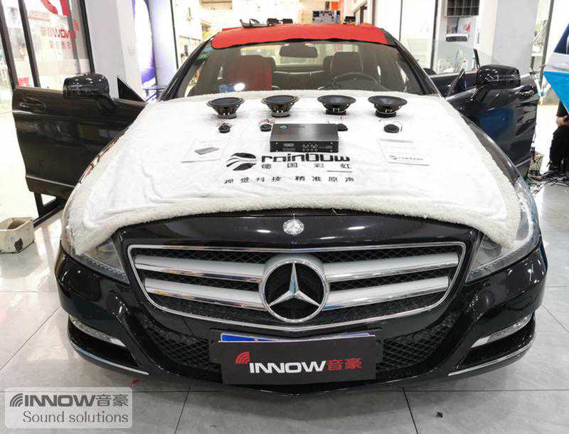 开启欢乐 上海音豪奔驰GLS汽车音响改装德国伊顿 POW 160两分频