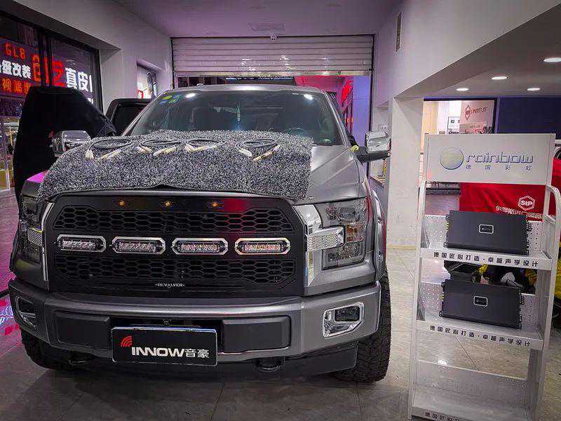21单元喇叭+3台纯甲类功放，加长版福特猛禽F150一上来就凶猛