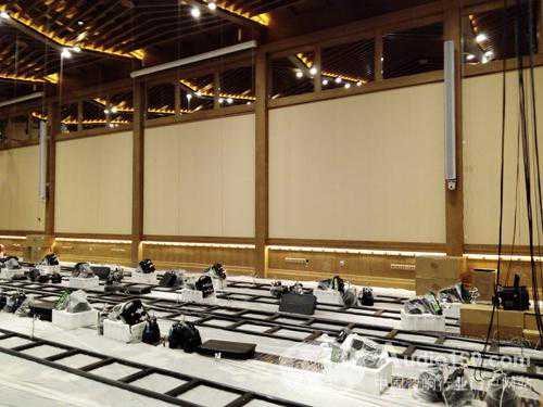 ATEIS的数字线性阵列音箱用于河北文安县度假村