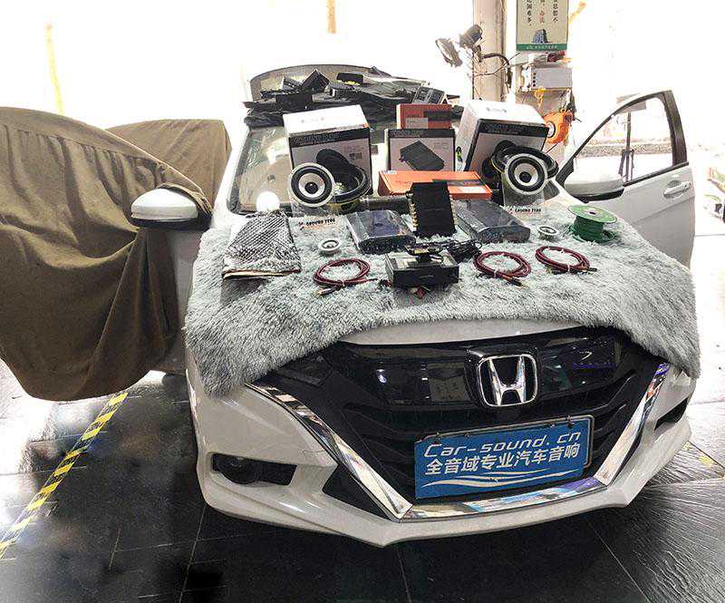 声音自然平衡！本田竞瑞改装必伟黑色偏心轴两分频—佛山全音域